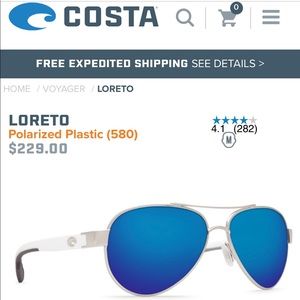 Costa Loreto Polarized Blue 580P